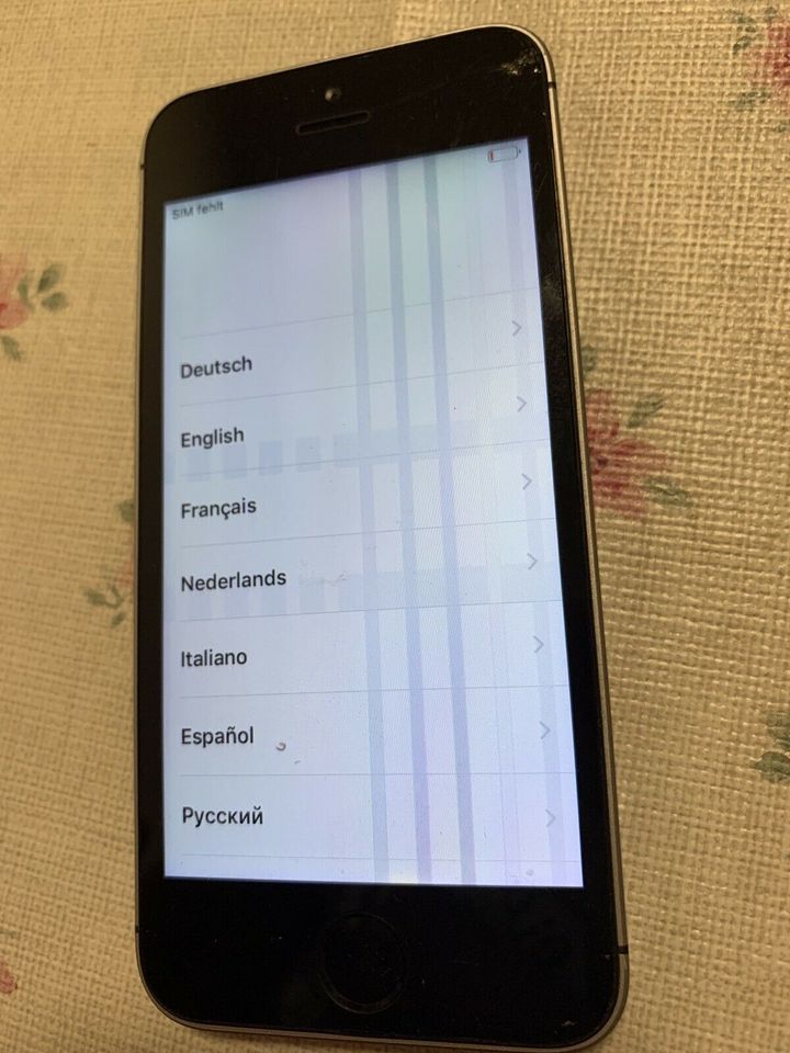 iPhone SE Display unsauber in Wolfach