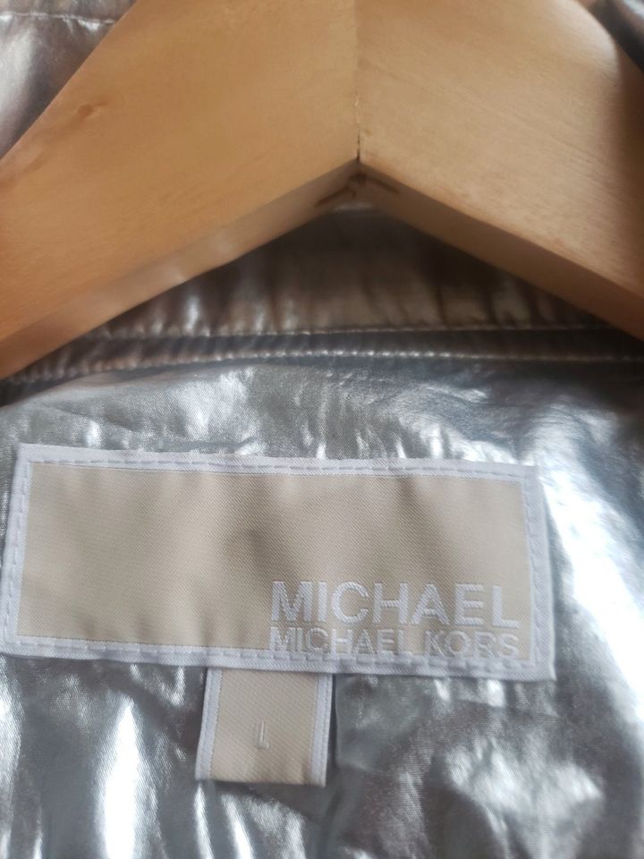 Michael Kors ausgefallene Jacke in Silber Gr. L in Koblenz