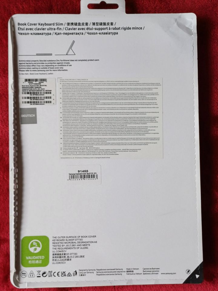 ❗❗ Samsung Book Cover Keyboard Slim EF-DT730+S Pen EJ-PT730 ❗❗ in Wuppertal