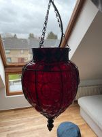 Rote orientalische Lampe aus Glas Kreis Pinneberg - Schenefeld Vorschau