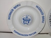 Aschenbecher Porzellan, Werner-Bräu Poppenhausen Bayern - Münchberg Vorschau