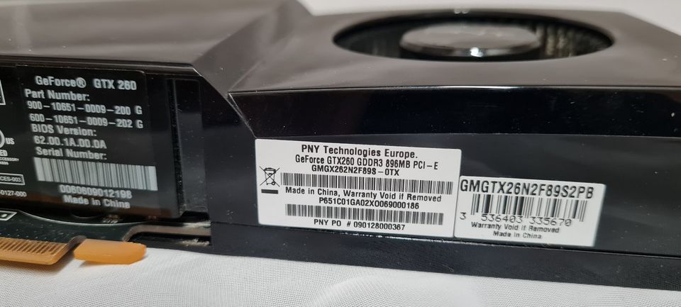 PCI-E Grafikkarte GeForce GTX260 GDDR3  896MB in Tuttlingen