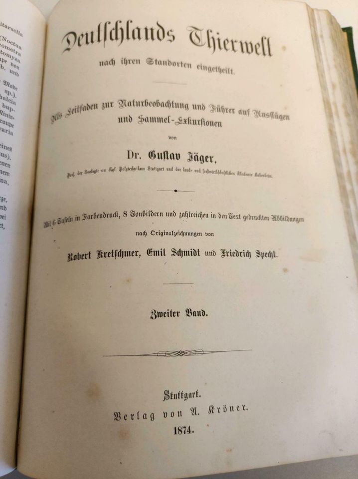 Deutschlands Thierwelt 1874 in Floh-Seligenthal-Kleinschmalkalden