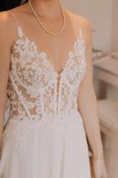Moderne A-Linie, Brautkleid im Corsagenstil mit eleganter Spitze Bayern - Bergrheinfeld Vorschau