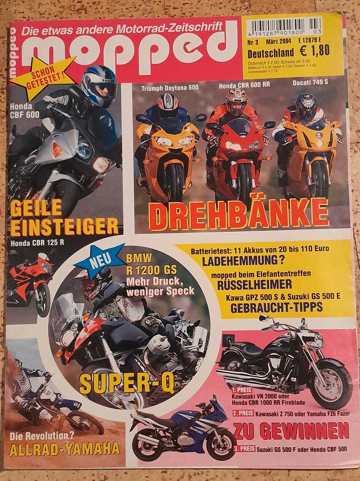 Mopped-Motorrad-Zeitschriften.Harley,Custom,Racer,Moped,125er... in Wettstetten