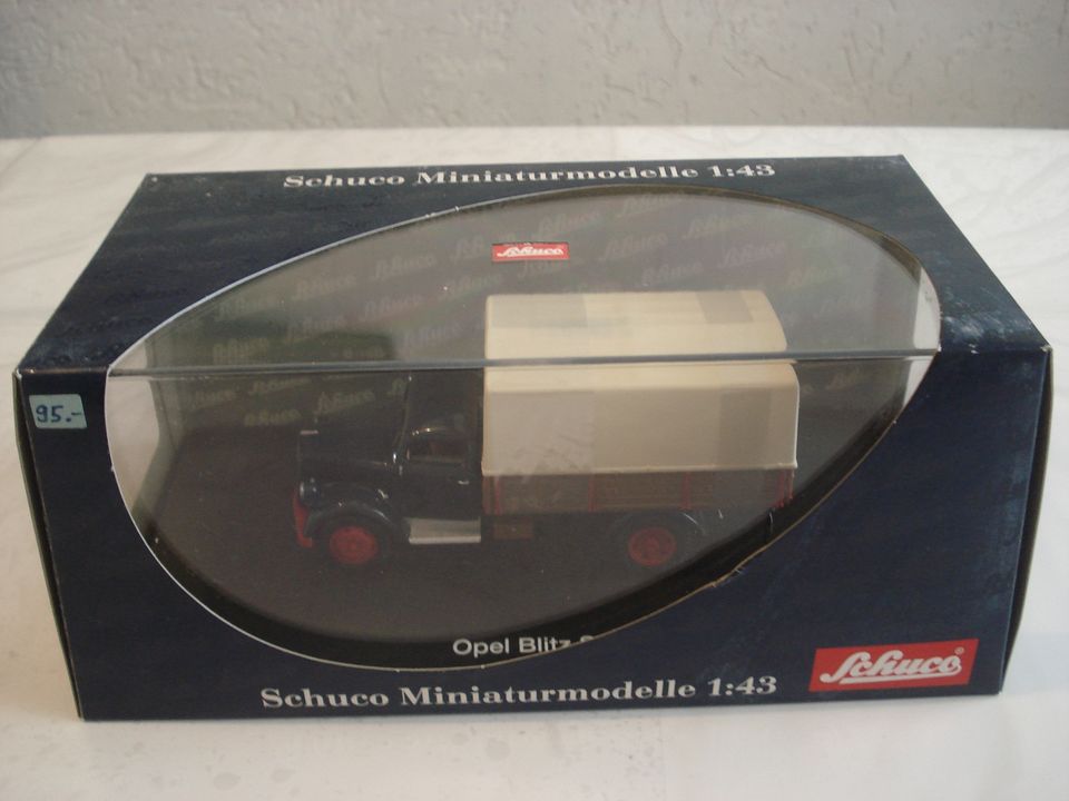 Altes Schuco Opel Blitz LKW Miniaturmodell 1:43 neuwerig OVP in Amstetten