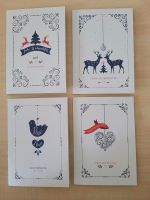 4 Doppelkarten "Frohe Weihnachten" aus recyceltem Material Nordrhein-Westfalen - Bergisch Gladbach Vorschau