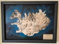 Island topografische Karte aus Holz Neu 45 x 60 cm Nordrhein-Westfalen - Netphen Vorschau