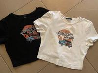 2 kurz Shirts Top von shein Gr. S Bayern - Bad Staffelstein Vorschau
