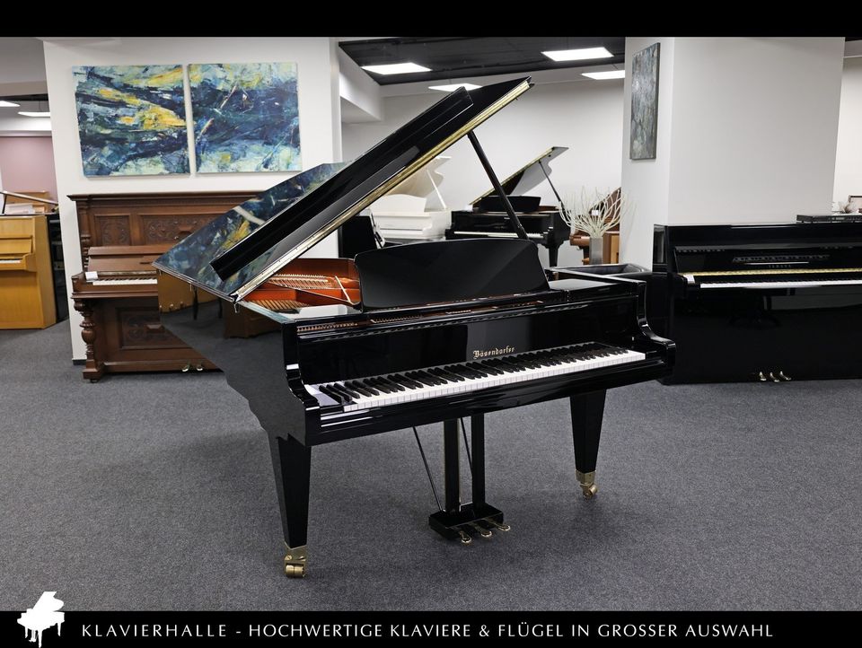 Bösendorfer Flügel, 225 Imperial, schwarz poliert ★ Bj.1986 in Altenberge