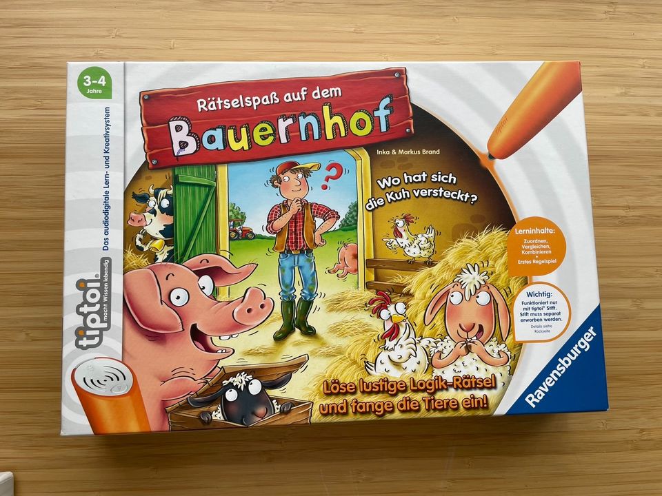 Ravensburger tiptoi Spiel 00830 Rätselspaß auf dem Bauernhof in Würzburg