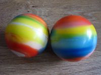 DDR Ball Gummiball bunt 8 cm 2 Stück Sachsen - Freiberg Vorschau