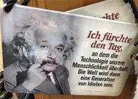 Kulthänger Blechschild Albert Einstein Spruch Idioten NEU Rheinland-Pfalz - Gau-Algesheim Vorschau