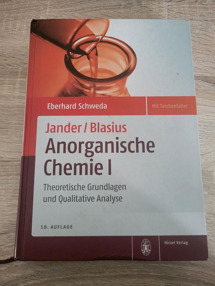 Buch Anorganische Chemie I, 18. Auflage in Dresden