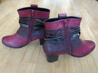 Klassische Stiefelette von Rieker - Größe 38 - Farbe: rot - NEU Sachsen-Anhalt - Dessau-Roßlau Vorschau