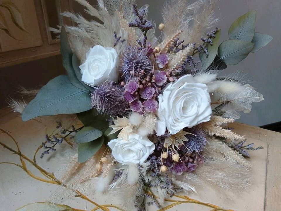 Trockenblumen, Brautstrauß, Hochzeit, Boho, Taufe, Handmade. in Beelitz