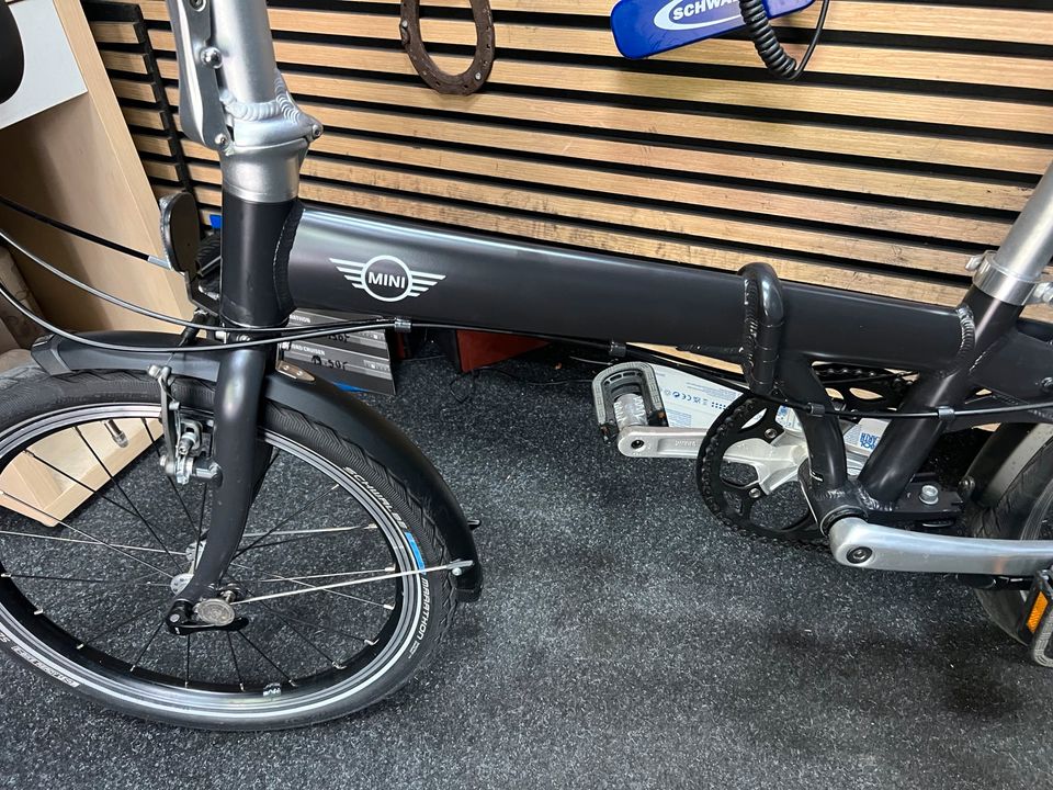 MINI JCW faltbares Fahrrad Folding Bike dunkelgrau 20‘zoll in Berlin