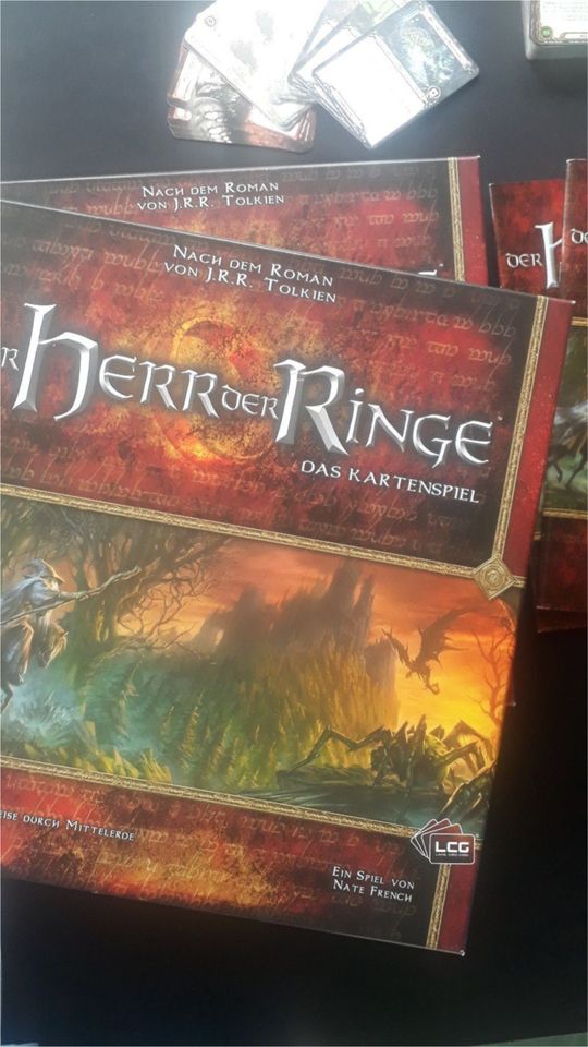 2x Der Herr der Ringe: Das Kartenspiel LCG + Kampagnenkarten in Berkatal