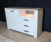 Sideboard Anrichte Kommode Pinie Weiß / Eiche Sandgrau Dekor Nordrhein-Westfalen - Steinheim Vorschau