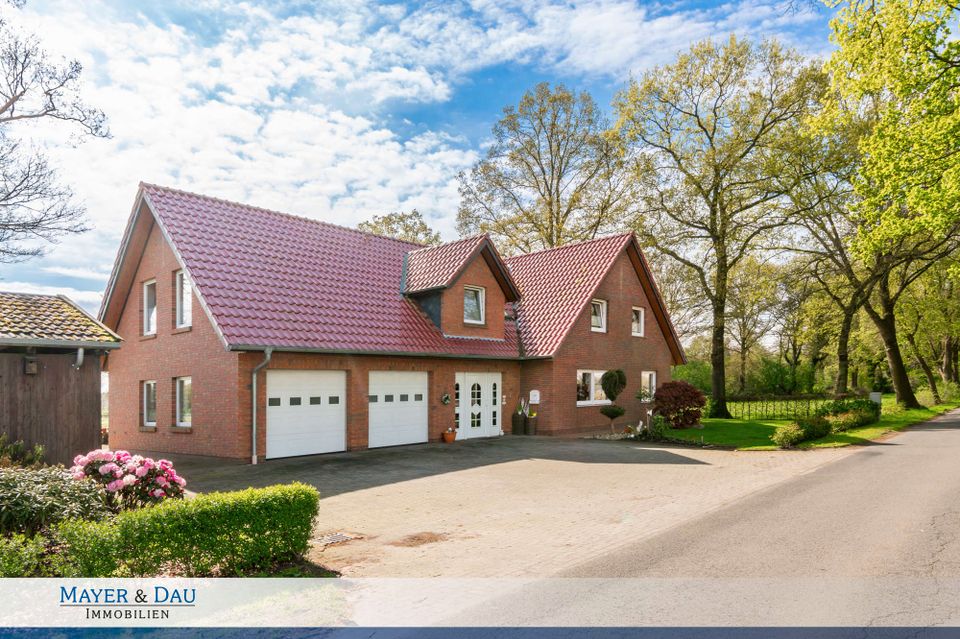 Gepflegtes Einfamilienhaus mit Einliegerwohnung in ländlicher Lage, Obj. 7448 in Westerstede