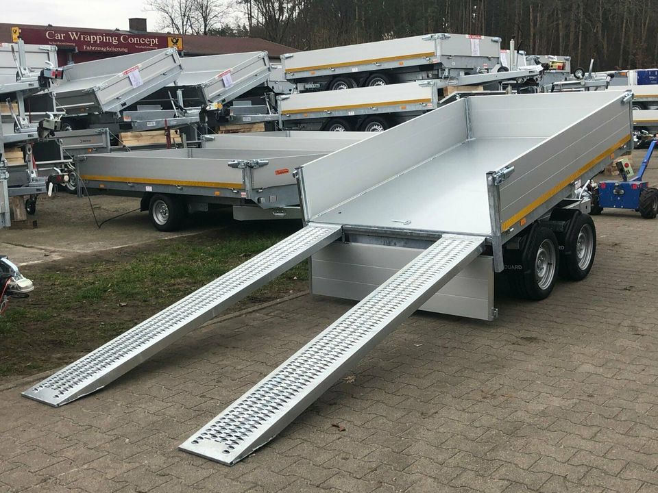 ⭐ Anhänger Eduard e-Kipper 2700kg 256x150x40cm Rampen 72 N in Schöneiche bei Berlin