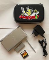 Nintendo DS Lite (NDSL) Silber + Netzkabel + Spiel + Tasche Baden-Württemberg - Künzelsau Vorschau