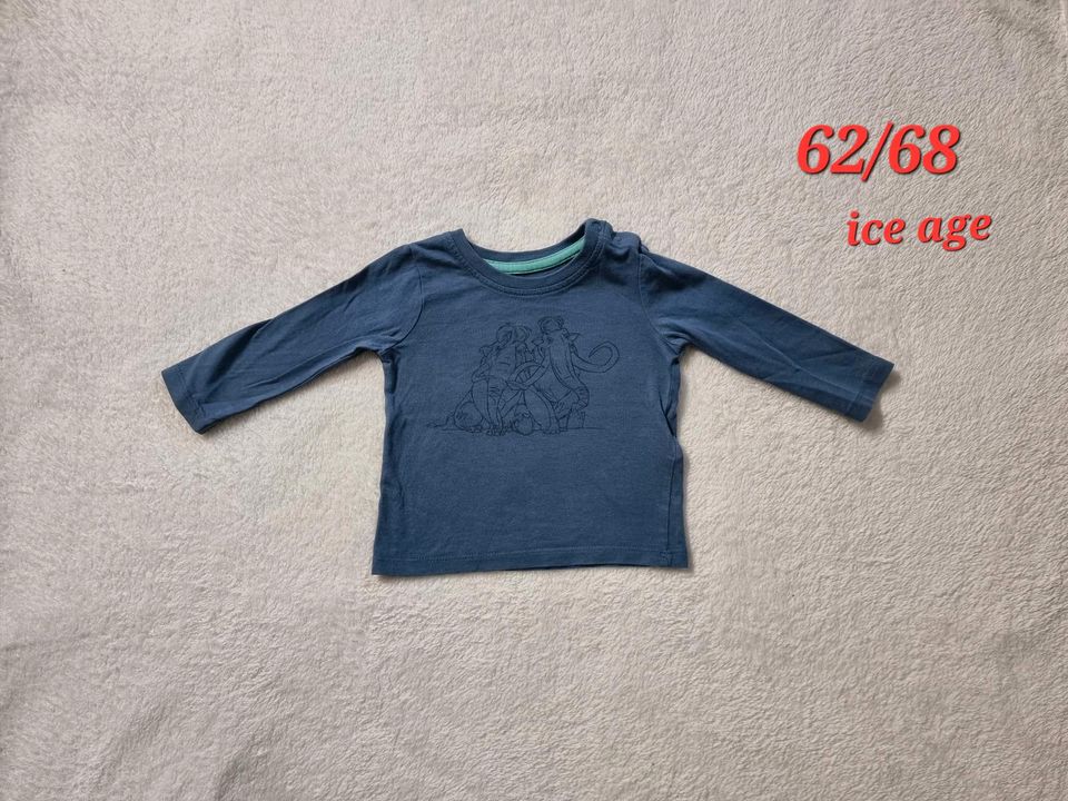 Junge Baby 62/68 langarmshirt Pullover dünn Oberteil blau ice age in Paderborn