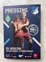 TSG 1899 Hoffenheim vs. SV Werder Bremen; Stadionbroschüre 2019 Rheinland-Pfalz - Idar-Oberstein Vorschau