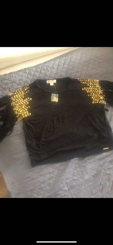 Neu Michael Kors Original Oberteil Shirt Schwarz in Egelsbach