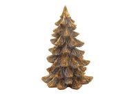 Weihnachtsbaum gold Kunststoff 12 cm hoch Tanne Dekoration Hessen - Hünfeld Vorschau