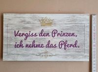 Schild lustig Spruch grau lila Krone Geschenk Scherzartikel München - Trudering-Riem Vorschau