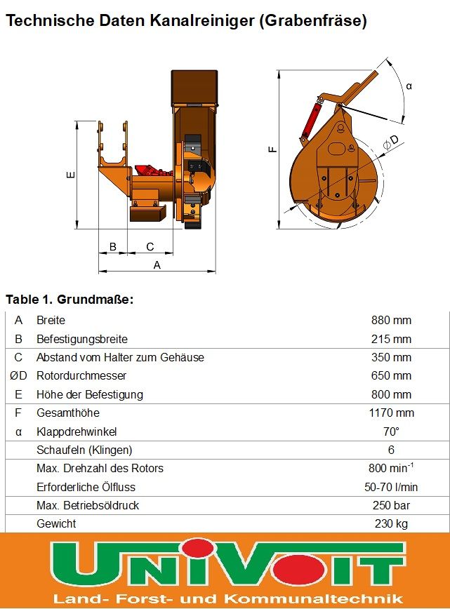 Auslegemulcher Rasco m. Astschere + Grabenfräse + Wildkrautbürste in Warmensteinach