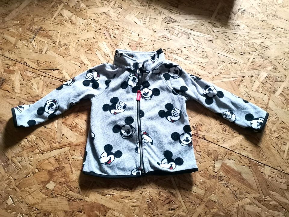 Weste Sweatjacke Pulli Fleece Micky Mouse H&M Gr. 86 in Frankenthal (Pfalz)