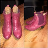 Stiefelette Boxx Echtes Leder Gr. 39 6,5 beerefarben rot-lila Nordrhein-Westfalen - Windeck Vorschau