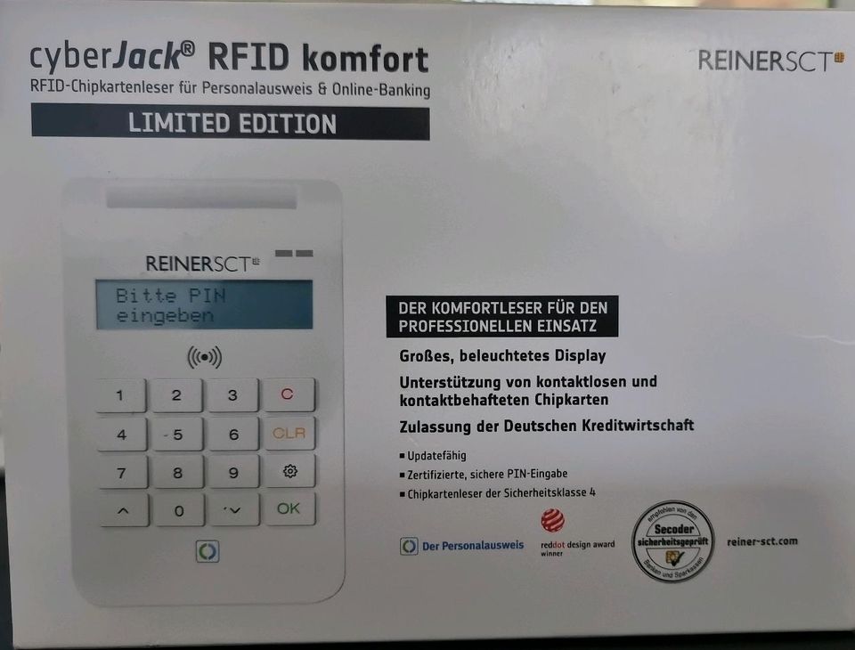 Ausweis und Kartenleser, Cyber Jack RFID Komfort, limited Edition in Dallgow