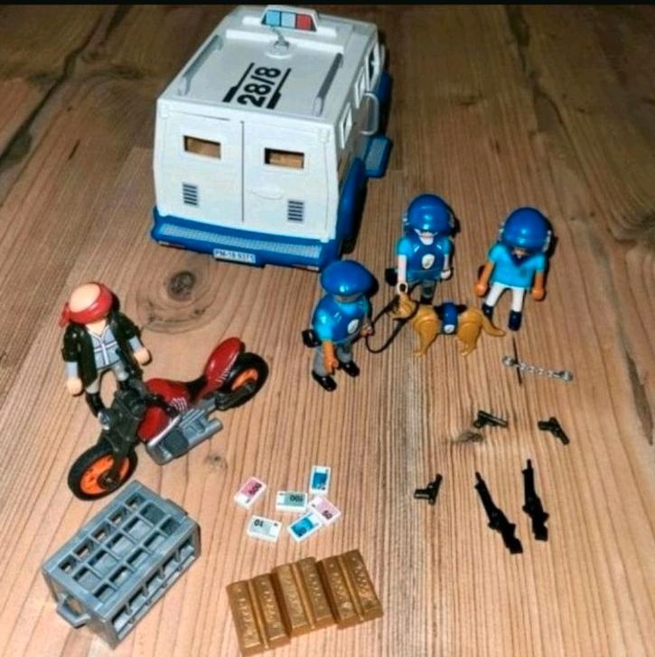 Playmobil Geldtransporter / playmobil polizei in Weißenfels