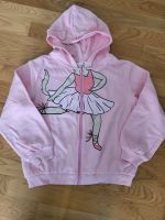 Oversize Hoodie Hoodiejacke Zipper Hellrosa Ballerina Gr 134/140 Schleswig-Holstein - Ahrensburg Vorschau