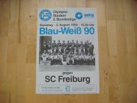 Blau-Weiß 90 Berlin - SC Freiburg - Spielplakat - 1989 Brandenburg - Guben Vorschau