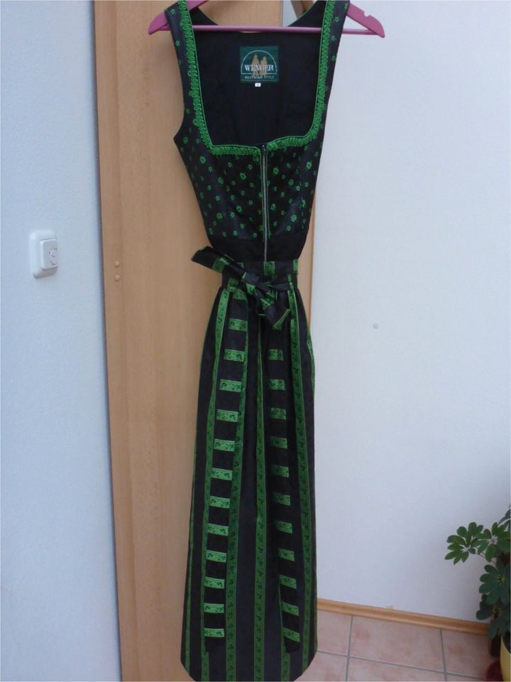 Wenger Dirndl, schwarz/grün, inkl. Schürze (Gr. 40) in Rosenheim