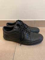 Vans old skool 44 10.5 mono all black schwarz Leder Hannover - Ricklingen Vorschau