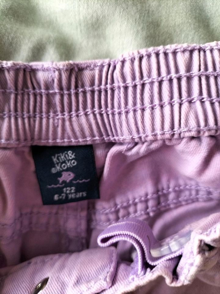Jeans Shorts lila 122 Kiki &Koko Mädchen in Idar-Oberstein