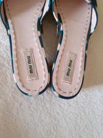 Miu Miu Pantoletten junges Label von Prada !! Sandalen Schuhe Top Nordrhein-Westfalen - Gelsenkirchen Vorschau