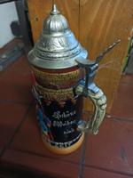 Bier-Krug mit Zinn Deckel-Stein Krug Bayern - Buchloe Vorschau