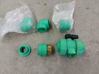 Aquatherm green pipe 50mm Winkel Muffe Flansch Kugelhahn Nordrhein-Westfalen - Radevormwald Vorschau