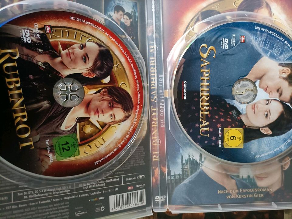 Rubinrot und Saphirblau DVD 1 und 2 Teil in Schwanebeck
