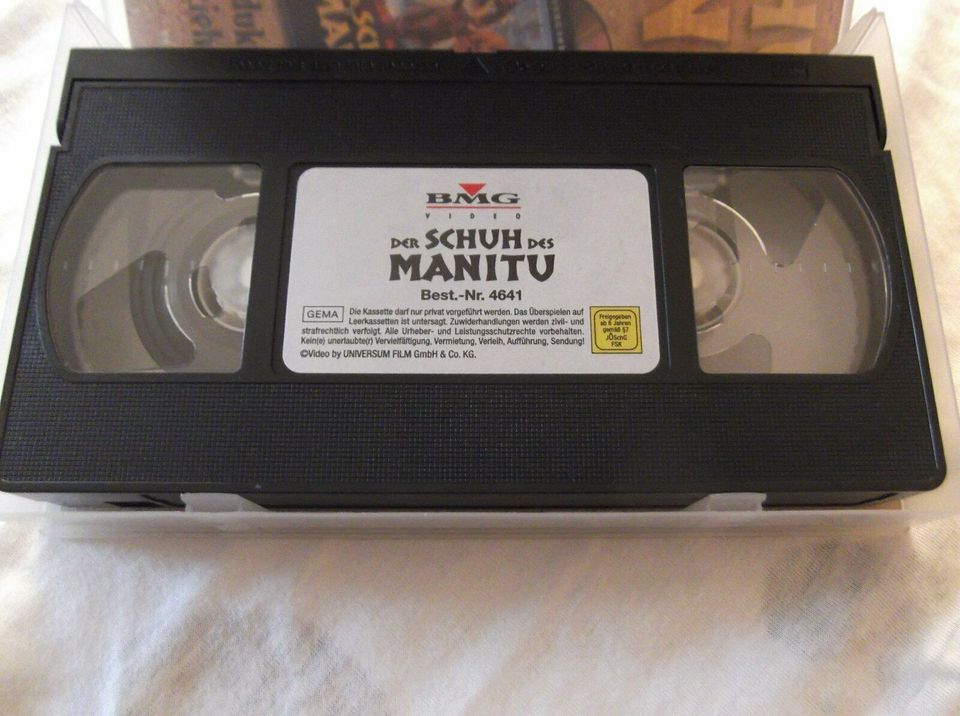 3 VHS Videos "Sieben", "Der Schuh des Manitou", "Jackie Brown" in Duderstadt