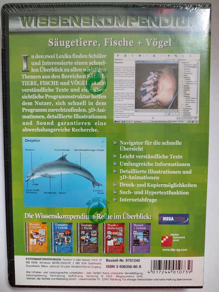 Wissenskompendium Säugetiere, Fische + Vögel, neu OVP in Konz