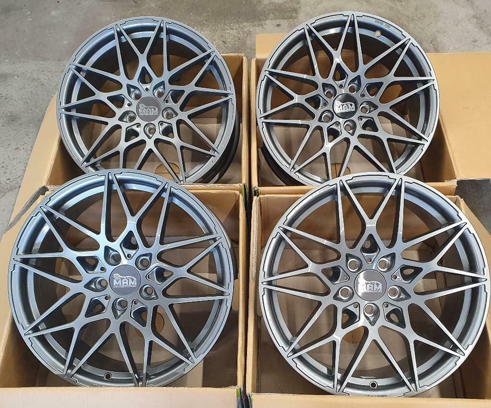 4xNeue MAM B2 Felgen 20Zoll 8,5x20 ET45 5x112 VW/Audi/Seat/Skoda in Krostitz