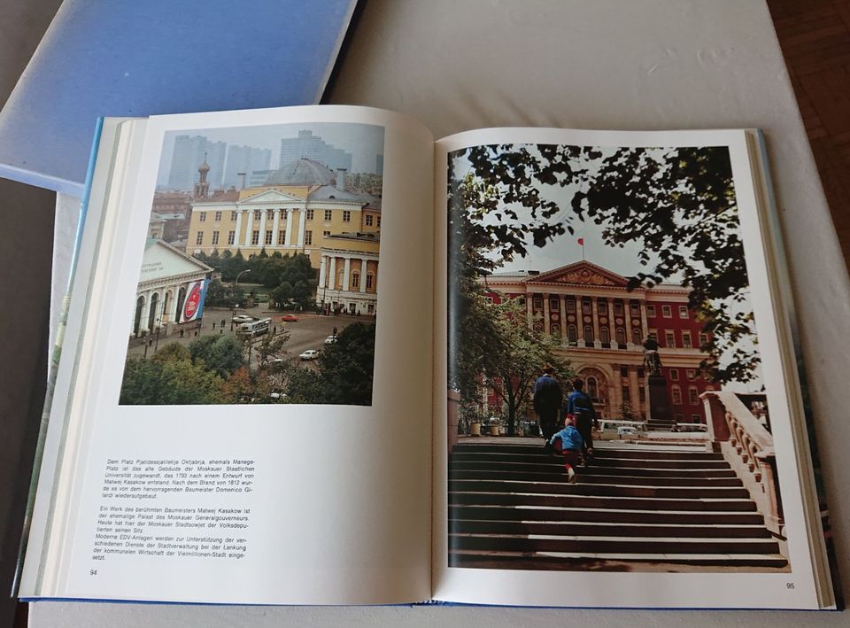 Bildband Buch über Moskau Planeta Verlag von 1981 im Schuber in Köln