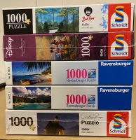 Puzzles mit 1000 Teilen (NEU, originalverpackt)  -  Anzeige B Baden-Württemberg - Remseck am Neckar Vorschau